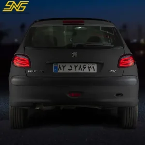 چراغ خطر پژو206 طرحS500