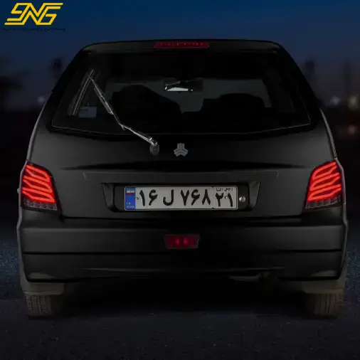 (S500)پراید 111 طرح (1) چراغ خطر پراید 111 طرح S500