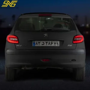 چراغ خطر پژو 207 قرمز سفید