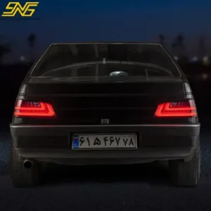 چراغ خطر 405 طرح لکسوس قرمز دودی